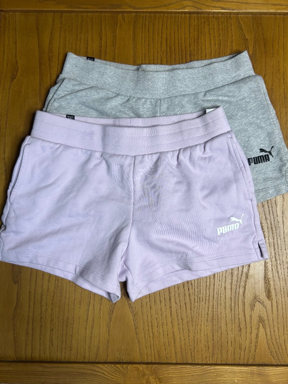 PUMA Shorts Light Purple and Gray SIZE M, Pair
